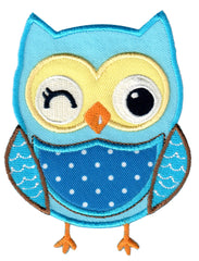 Owl Iron on Embroidered Patch Logo